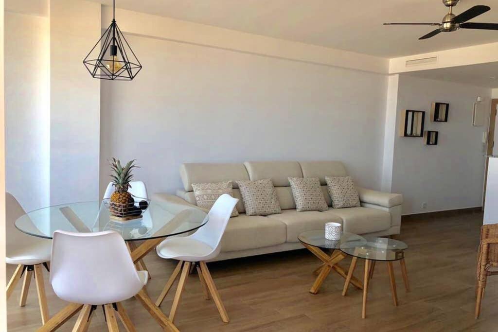 Ferienwohnung Playa De Gandia 1Ere Ligne El Galeon Exterior foto