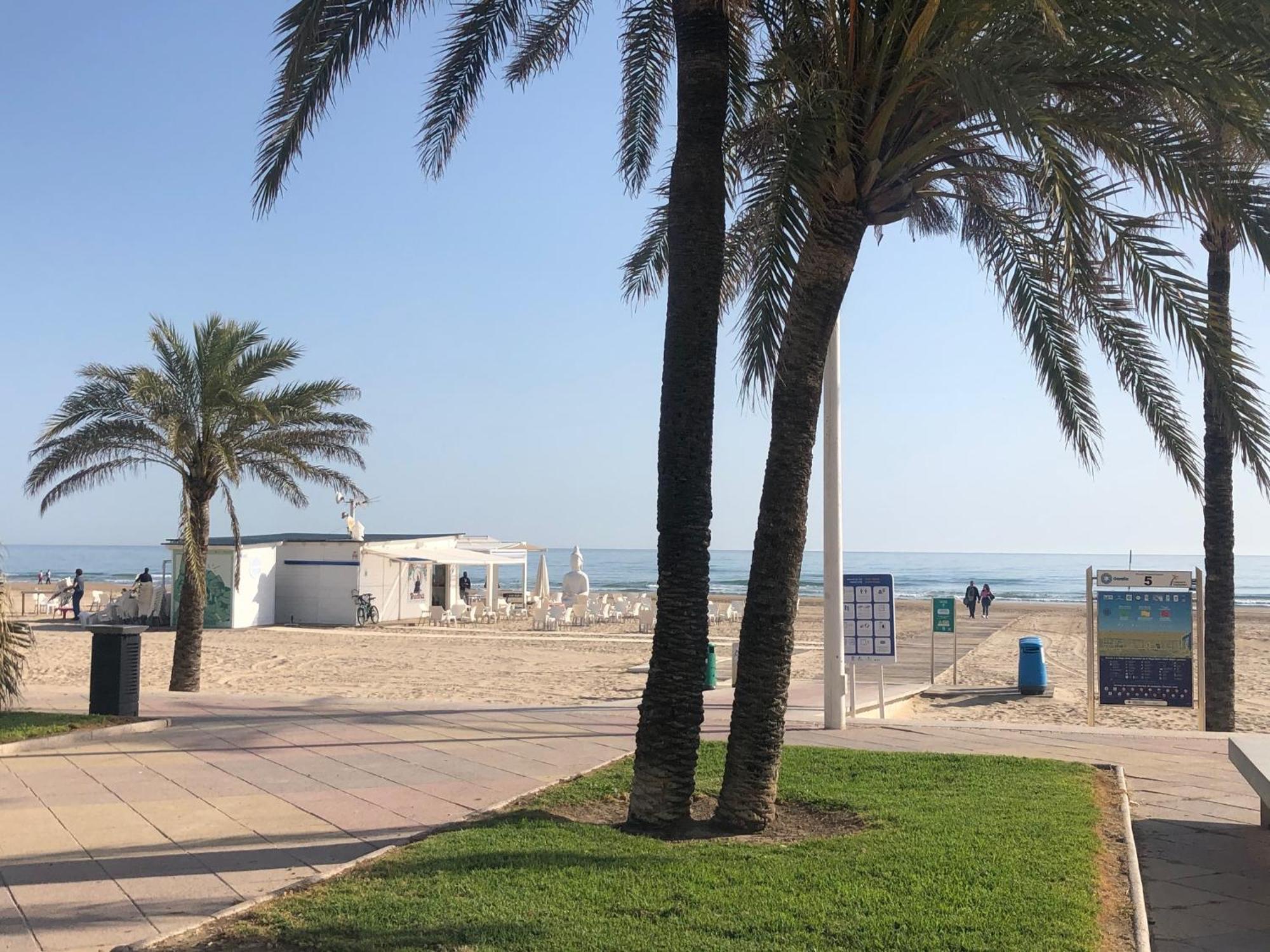 Ferienwohnung Playa De Gandia 1Ere Ligne El Galeon Exterior foto